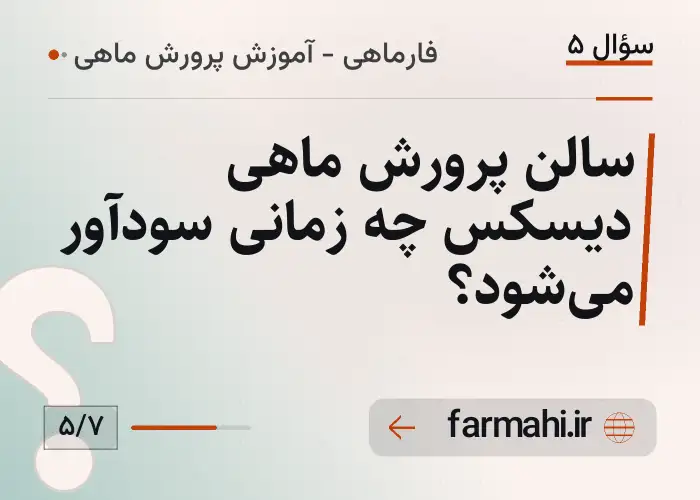 سالن پرورش ماهی دیسکس چه زمانی سودآور می‌شود؟