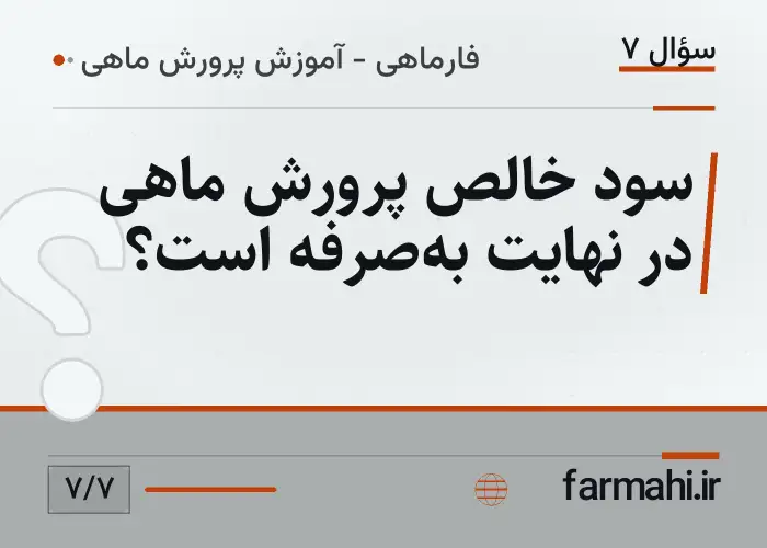 سود خالص پرورش ماهی در نهایت به‌صرفه است؟