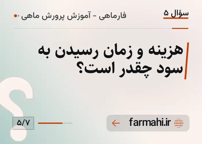 هزینه و زمان رسیدن به سود چقدر است؟