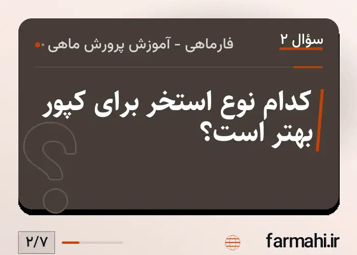 کدام نوع استخر برای کپور بهتر است؟