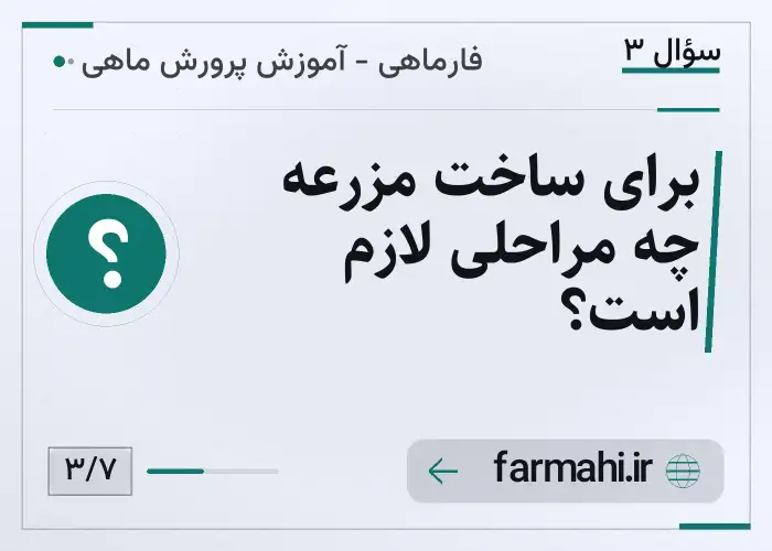 برای ساخت مزرعه چه مراحلی لازم است؟