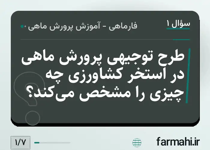 طرح توجیهی پرورش ماهی در استخر کشاورزی چه چیزی را مشخص می‌کند؟