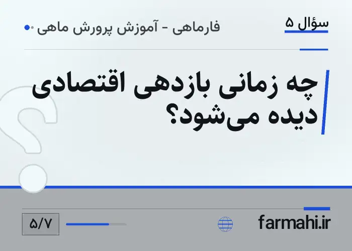 چه زمانی بازدهی اقتصادی دیده میشود؟