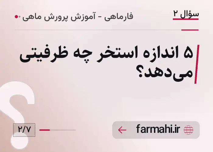 ۵ اندازه استخر چه ظرفیتی می‌دهد؟