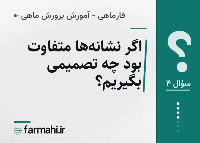 اگر نشانه‌ها متفاوت بود چه تصمیمی بگیریم؟