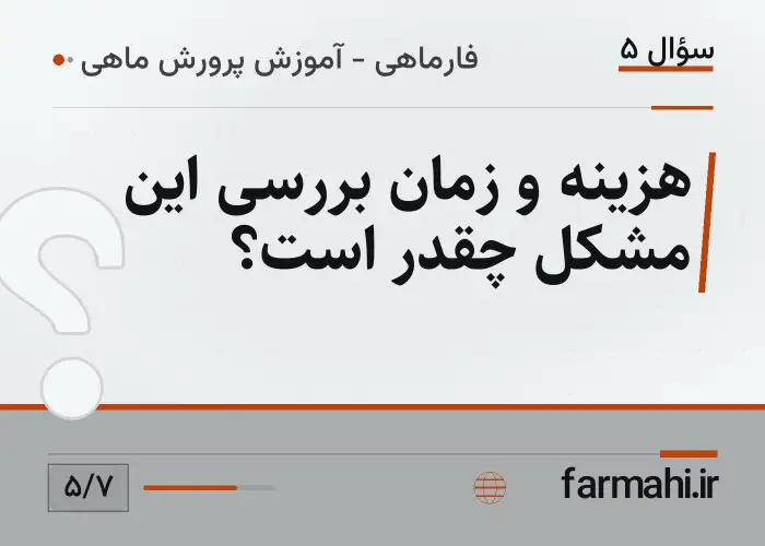 هزینه و زمان بررسی این مشکل چقدر است؟