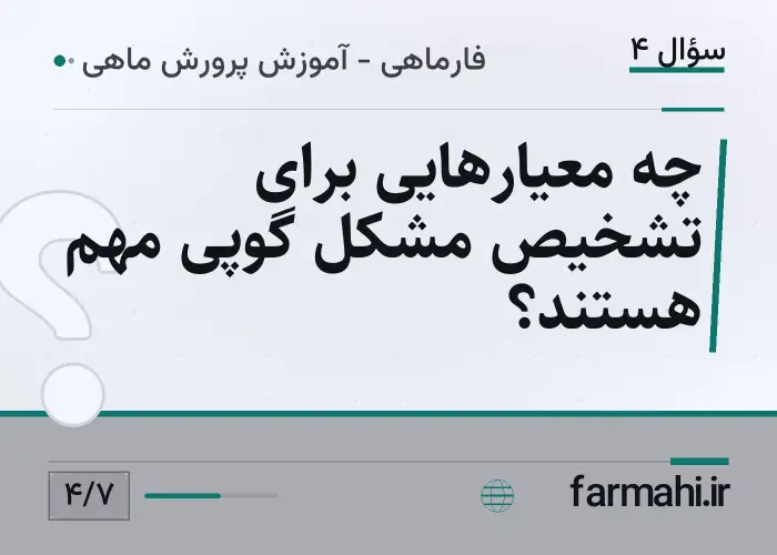 چه معیارهایی برای تشخیص مشکل گوپی مهم هستند؟