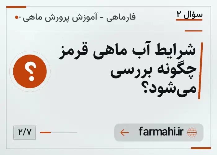 شرایط آب ماهی قرمز چگونه بررسی میشود؟