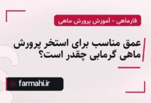 عمق مناسب برای استخر پرورش ماهی گرمابی چقدر است؟