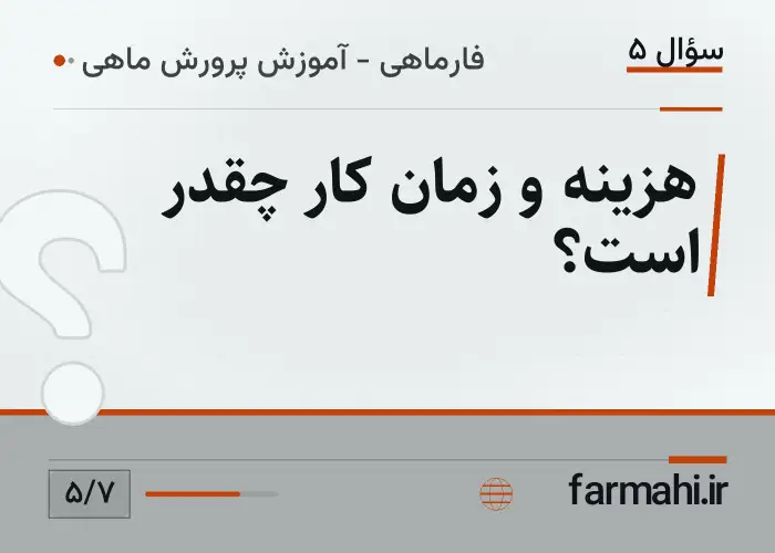 هزینه و زمان کار چقدر است؟