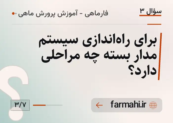 برای راه‌اندازی سیستم مدار بسته چه مراحلی دارد؟