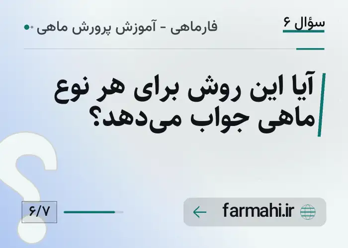 آیا این روش برای هر نوع ماهی جواب می‌دهد؟