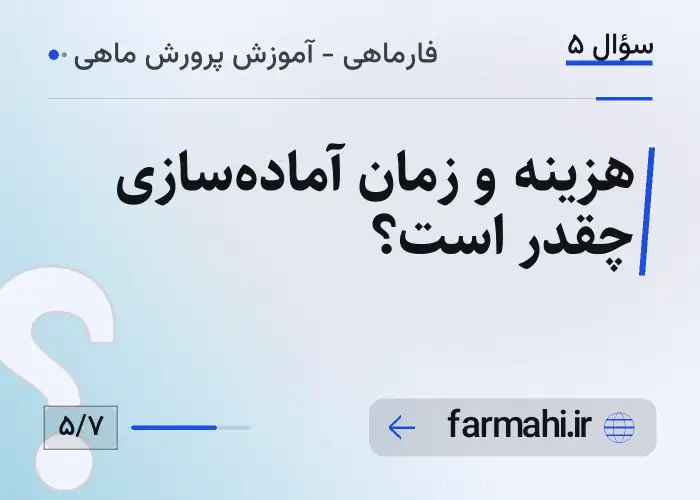 هزینه و زمان آماده‌سازی چقدر است؟