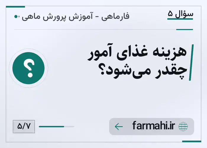 هزینه غذای آمور چقدر می‌شود؟