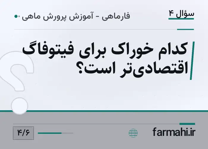 کدام خوراک برای فیتوفاگ اقتصادی‌تر است؟