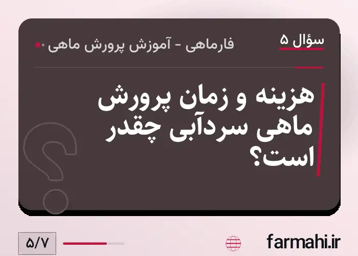 هزینه و زمان پرورش ماهی سردآبی چقدر است؟