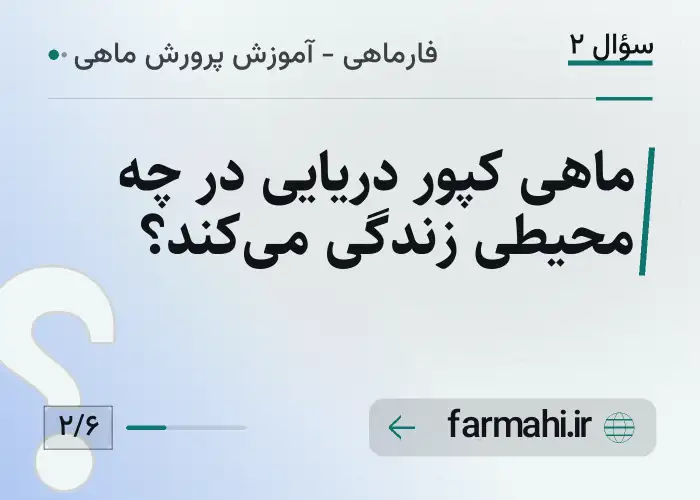 ماهی کپور دریایی در چه محیطی زندگی می‌کند؟
