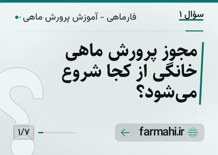 مجوز پرورش ماهی خانگی از کجا شروع می‌شود؟
