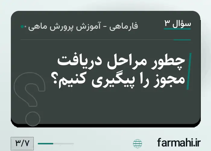 چطور مراحل دریافت مجوز را پیگیری کنیم؟
