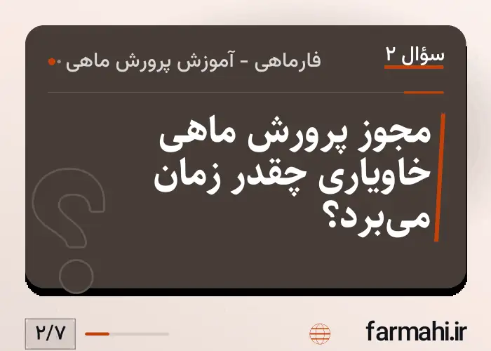مجوز پرورش ماهی خاویاری چقدر زمان می‌برد؟