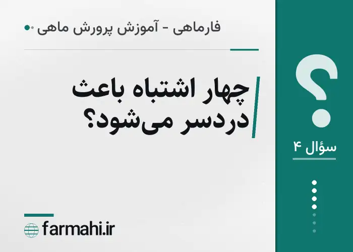 چهار اشتباه باعث دردسر می‌شود؟