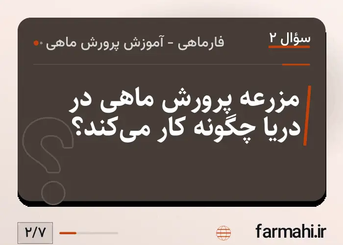 مزرعه پرورش ماهی در دریا چگونه کار می‌کند؟