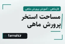 مساحت استخر پرورش ماهی