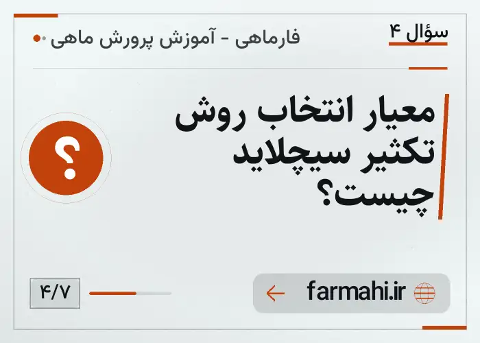 معیار انتخاب روش تکثیر سیچلاید چیست؟