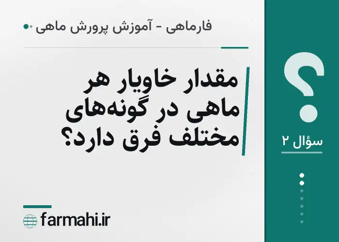 مقدار خاویار هر ماهی در گونه‌های مختلف فرق دارد؟