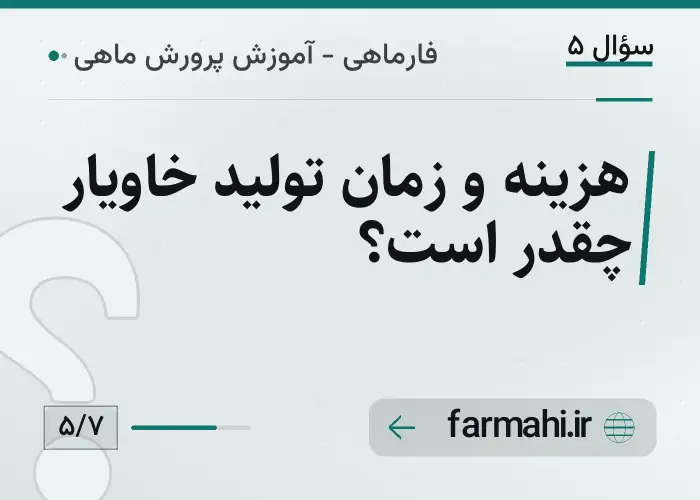 هزینه و زمان تولید خاویار چقدر است؟