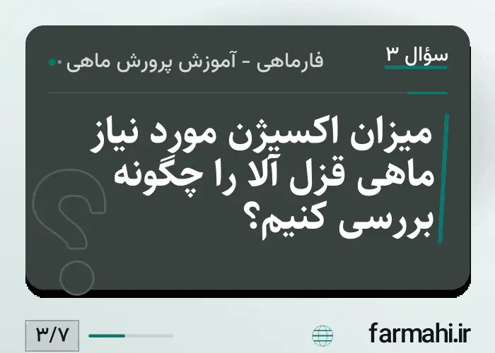 میزان اکسیژن مورد نیاز ماهی قزل آلا را چگونه بررسی کنیم؟