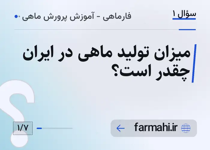 میزان تولید ماهی در ایران چقدر است؟