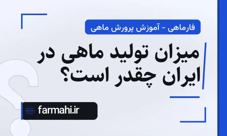 میزان تولید ماهی در ایران چقدر است؟