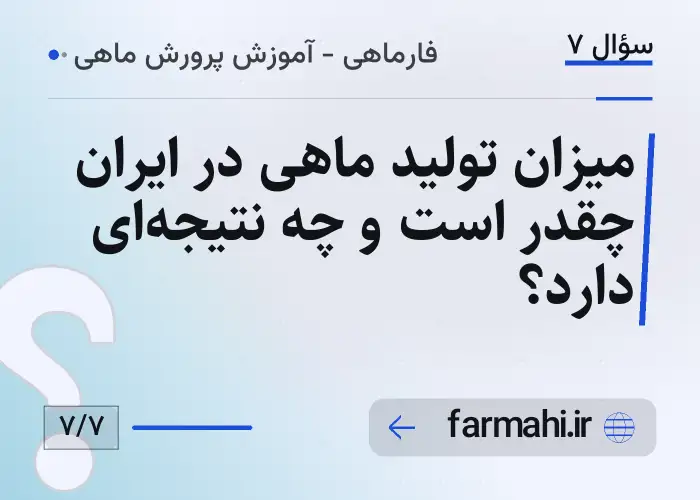 میزان تولید ماهی در ایران چقدر است و چه نتیجهای دارد؟
