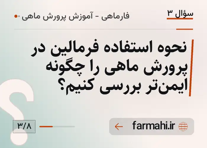 نحوه استفاده فرمالین در پرورش ماهی را چگونه ایمن‌تر بررسی کنیم؟