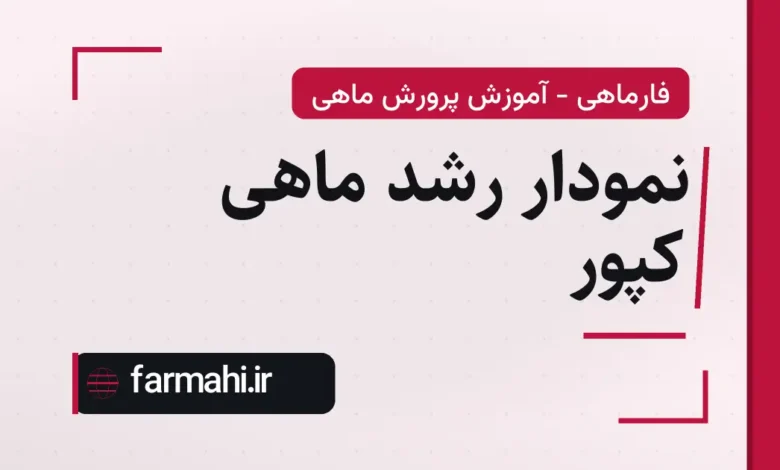 نمودار رشد ماهی کپور
