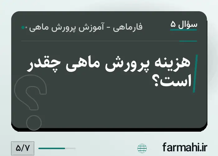هزینه پرورش ماهی چقدر است؟