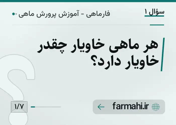 هر ماهی خاویار چقدر خاویار دارد؟