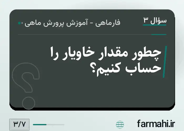 چطور مقدار خاویار را حساب کنیم؟