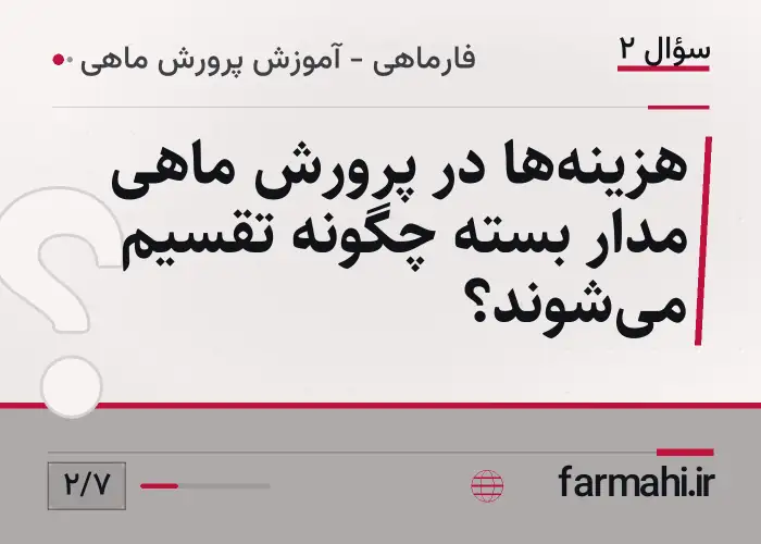 هزینه‌ها در پرورش ماهی مدار بسته چگونه تقسیم می‌شوند؟