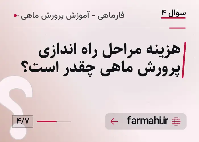هزینه مراحل راه اندازی پرورش ماهی چقدر است؟