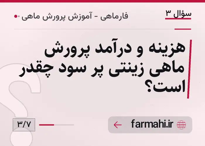 هزینه و درآمد پرورش ماهی زینتی پر سود چقدر است؟