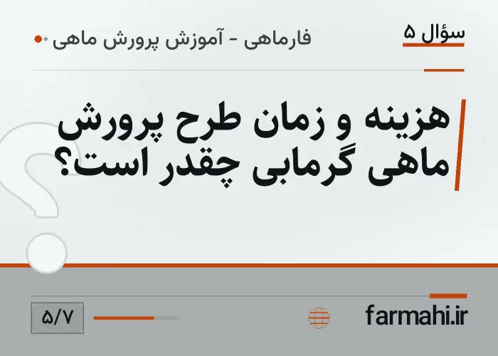 هزینه و زمان طرح پرورش ماهی گرمابی چقدر است؟