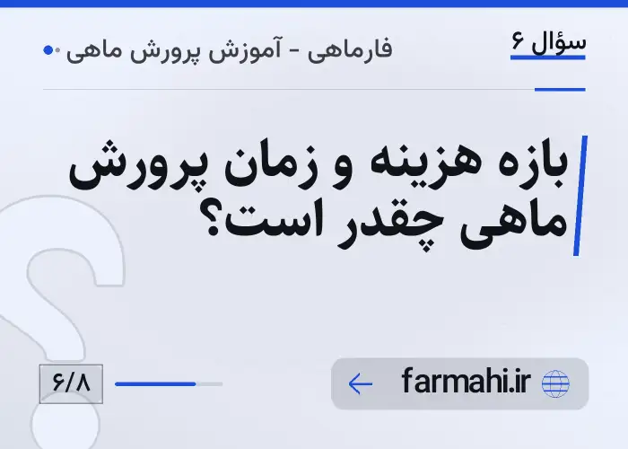 بازه هزینه و زمان پرورش ماهی چقدر است؟