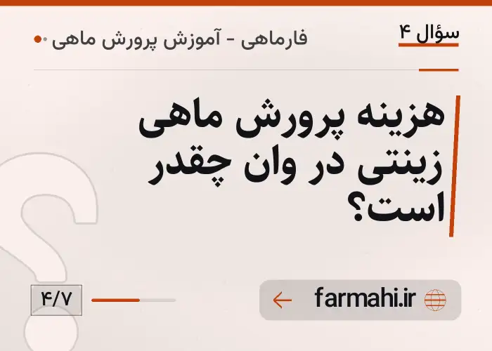 هزینه پرورش ماهی زینتی در وان چقدر است؟