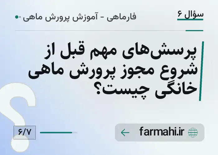 پرسش‌های مهم قبل از شروع مجوز پرورش ماهی خانگی چیست؟