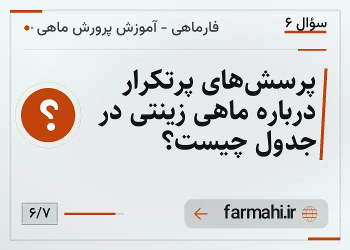 پرسش‌های پرتکرار درباره ماهی زینتی در جدول چیست؟