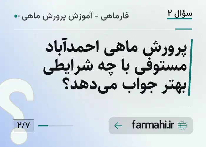 پرورش ماهی احمدآباد مستوفی با چه شرایطی بهتر جواب می‌دهد؟