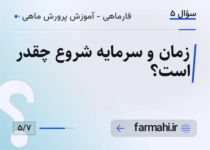 زمان و سرمایه شروع چقدر است؟