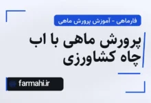 پرورش ماهی با اب چاه کشاورزی